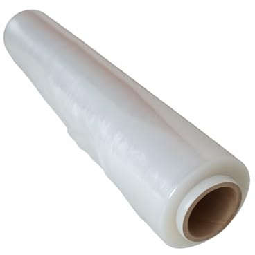 B teurobrecher Stretchfolie - 500 mm breit - 23 µ stark - transparent - ca.2,5 kg Rollengewicht - Verpackungsmaterial - Verpackungsfolie auf der Rolle - Folie für Möbel - Umzugsfolie