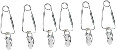PLAFOPE 6pcs Stainless Steel Escargot Tongs Spring Food Clamp for Effortless Snail Handling for Kitchen Use Multi-Purpose Food Serving Tool for Fruits and Vegetables