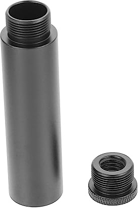 Mikrofonverlängerung aus Aluminium für Armstativ, Schwarz, 1 Satz | Verlängerung des Mikrofonarms, Einfache Montage und Demontage, Kreative Ausführung, für Ständer