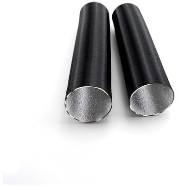 AXTGBHL 75 mm Auto-Heizung, Y-Rohrkanal, warmer Luftauslass, schwarz, passend für Webasto Eberspacher Propex Park-Dieselheizung