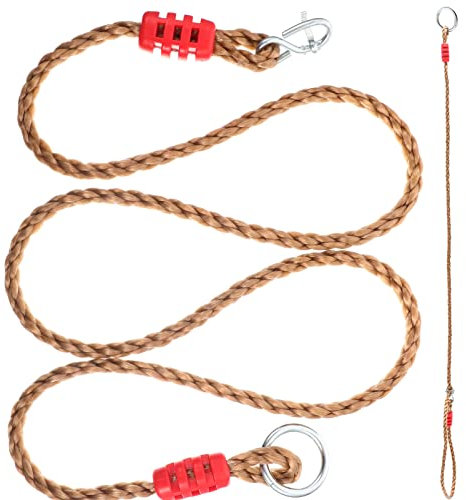 YARNOW 2stücke Schaukel Nylonseil Für Hängematten Verstellbare Baumschaukelseile Gurt Für Hängesessel Robuste Schaukelgurte Mit Haken Ersatzgurte Für Außenbereich Und Camping