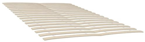 HEFZGDB Lattenroste mit 34 Latten 2 STK. 80x200 cm Jugendbett Gästebett Bed Frame Einzelbett für Schlafzimmer Wohnbereich Gästezimmer Herberge