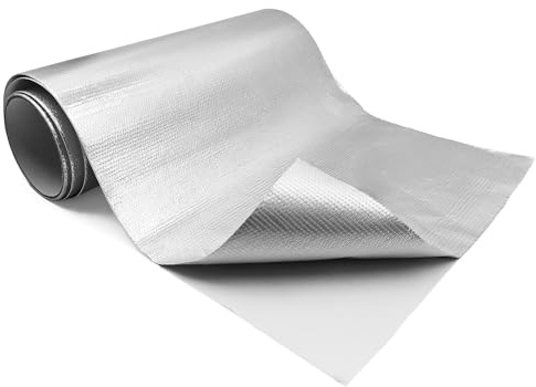 AggSound 30 × 300 cm Matelas de protection thermique, Bouclier thermique aluminisé barrière thermique couverture chauffante à dos adhésif