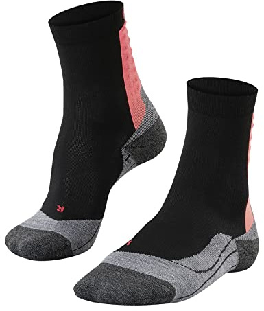 FALKE Damen Achilles Laufsocken schnelltrocknendes atmungsaktives Funktionsmaterial mittelstarke Polsterung stabilisierend verletzungsvorbeugend bei Beschwerden an Achillessehne vegan 1 Paar | hilft bei Achillessehnen-Beschwerden