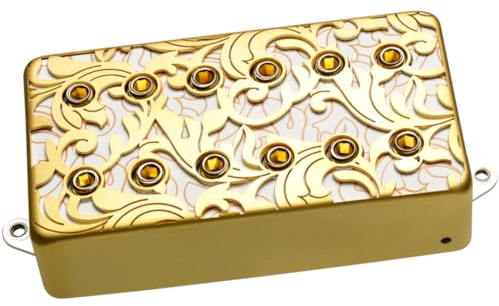 DiMarzio DP 289FSGW UtoPIA Bridge Humbucker, E-Gitarren Tonabnehmer, Gold Weiß