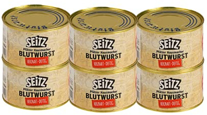 Seitz - Vollkonserven verschiedene Sorten (Blutwurst, 6 x 400 g)
