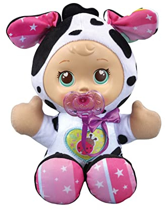 VTech Little Love - Dina im Dalmatinerstrampler – Puppe mit Schnuller, die spricht und singt – Für Kinder von 1-6 Jahren