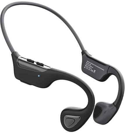 YUEHEMEI Bone Conduction Headphones, Open Ear Headphones Wireless 5.3 Bluetooth Earbuds with Mic, 8Hr Playtime, IPX7 Waterproof Sports Headset for Workout, Running, Cycling, Walking