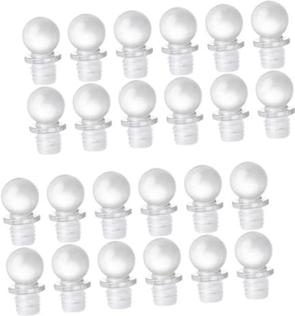 Homoyoyo 24stücke Glasball-weinverschluss Dekorative Kugelstopper Für Wein Und Ölflaschen Mit Zuverlässigem Verschluss Und Vielseitigem Einsatz