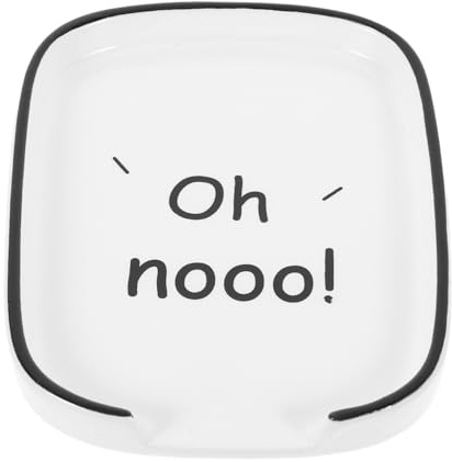 Cabilock Reposacucharas De Cerámica Blanco, Soporte Cuadrado para Cucharas y Cucharones, Práctico y Compacto para Utensilios De Cocina, Adecuado para Cocinas Pequeñas y Organización del Hogar