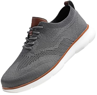 Herren Sneaker Mesh Sneakers Flache Slipper Slip on Loafer Bootsschuhe Walkingschuhe Anzugschuhe Bequem Atmungsaktive Obermaterial Leichtgewichts Fitness Turnschuhe