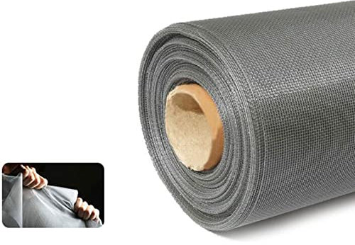 YMCIBTJJ Cubos de Cultivo de Lana de Roca con Agujeros, Malla de Acero Inoxidable 316 para el hogar, Filtro Duradero y Resistente a la oxidación (1 m, 7 m)