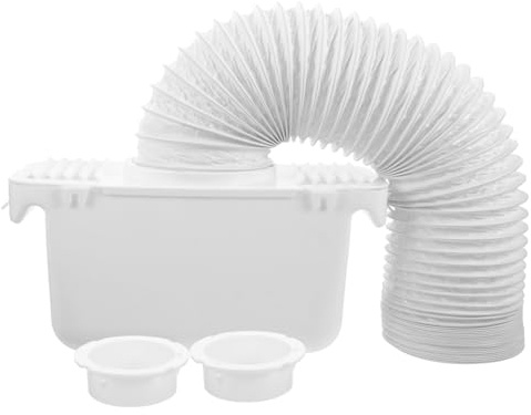 Yardenfun Indoor Dryer Vent Kit with Lint Trap Bucket and Condenser Drain Pan Dryer Connector Replacement Part for Indoor Use