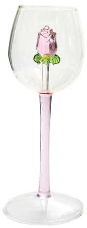 LABRIMP Bicchiere da Vino con Goblet Decorativo per Feste Unico per per Cocktail Whisky Vino e Dessert