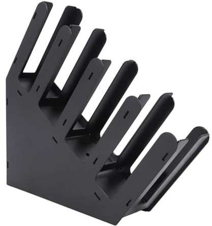 Keenso Pratico 4 Scompartimento Coppa di caffè Acrilico, Spaziale -distributore di Tazze di Carta per il Bar del Ristorante da Cucina, Facile da (Angolato)