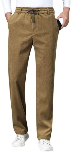 Generisch - Pantaloni da uomo moderni ed eleganti, pantaloni da jogging baggy, pantaloni invernali da uomo, pantaloni da allenamento, pantaloni da trekking, leggeri, pantaloni da autunno, classici