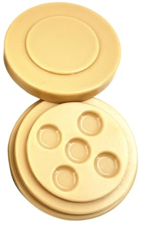 KiBcsLic Outil de Réparation de Coupelles D'huile de Montre, Outil d'entretien Compact pour Bijoux, Porte-coupelles de Montre, 5 Trous