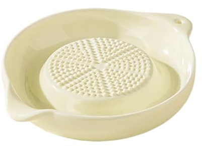 XAGMODSHN Grattugia manuale per frutta e verdura per aglio zenzero e purea di alimenti per bambini con struttura ergonomica in ceramica