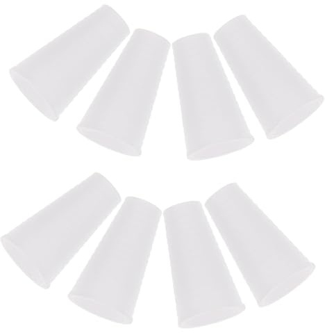 OSOLADY Ricambi Bianco e Diametro Interno 2,5mm Design Semplice 15 Pezzi in Plastica per Veneziane Pendenti per Tende e Tendaggi