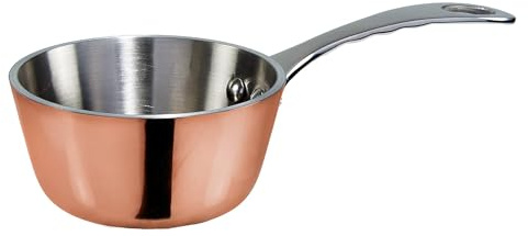 Winco DCSC-3C Mini soucoupe en acier inoxydable, cuivre