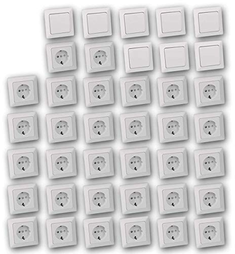 MILOS Starter-Kit 32-teiliges Set 250V~/ 16A, weiß