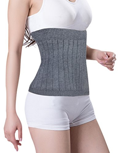 Faxianther Damen Herren Kinder Rückenwärmer Winter Weiche Dicken Kaschmir Nierenwärmer Rückenstützgürtel Elastisch Wärmegürtel Leibwärmer Hüftwärmer Bauch Taille Unterstützung