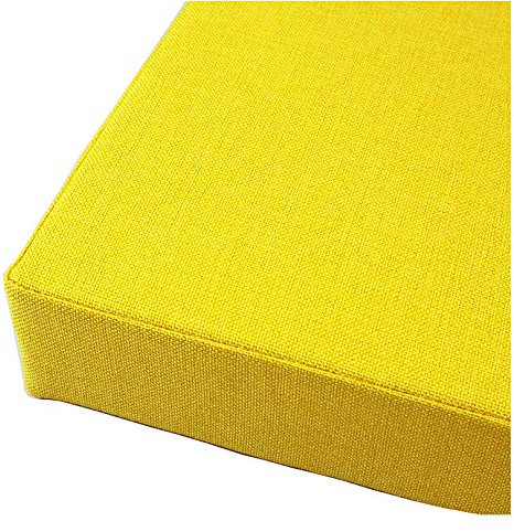 Bankauflage Bankkissen, rutschfest Sitzpolster Für Gartenbank, Polster Auflage Für Sitzbank Bankauflage Garten, Sitzauflage Dreisitzer zum Binden Für Gartenschaukel Gartenmöbel -Golden 150x30x5cm(59x1