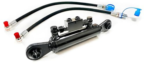 Sparepartsholland Terzo punto idraulico Cat.1-1 con valvola di blocco 360–470 mm | Attacchi 3/8, 250 bar, 2 tubi inclusi
