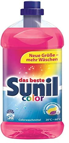 Sunil Flüssigwaschmittel Color 20 WL, 1,32l