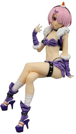 Furyu Re:Zero statuette en PVC avec bouchon de nouilles Ram Demon Costume Another Color Ver. 16 cm