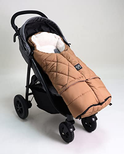 KAISER 6576540 Fußsack MOONY 2in1, camel/creme