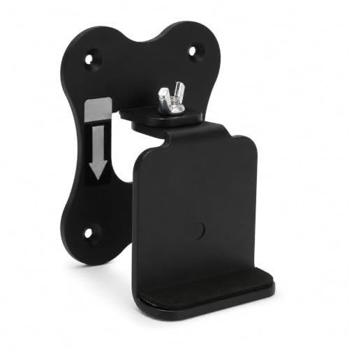 Speaker Wall Mounts, Left and Right Rotation Metal Speaker Wall Stand, Strong Bearing Capacity Dual Side Clamping Bookshelf Speaker Wall Mounting Bracket for Samsung SX Q990B