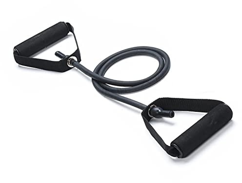 Cuerda De Tensión Recta De 30 Libras, Material TPE, Tirador De Entrenamiento De Fuerza hacia Abajo, Tracción Trasera, Cuerda Elástica para Fitness, Color Negro