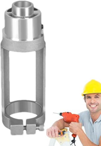 Square Drill Bit Adapter - Joint Mortiser Bit Adapter - Square Drill Bit Enhancer, Woodworking Tool for Drill Machine, Tenon Drill Bits Fixing Bracket