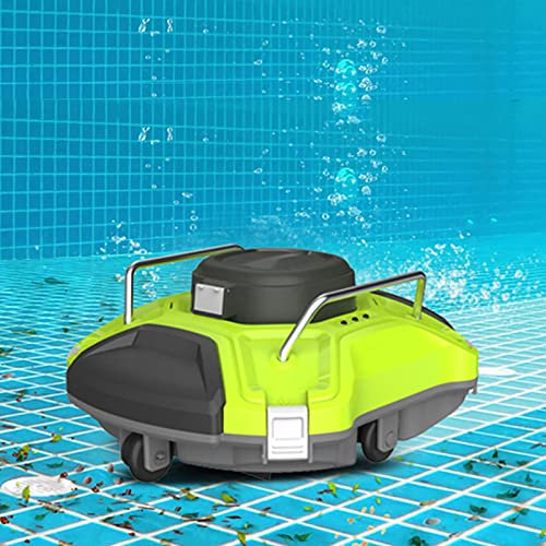 Pulitore per Piscine Senza Fili, Robot pulitore Automatico per Piscine con Batteria Integrata Ricaricabile da 5000 mAh, Ciclo di Funzionamento Fino a 90 Minuti, Ideale per Piscine