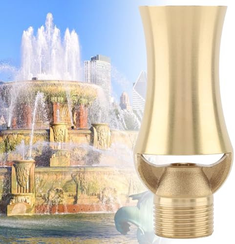 Cascata della Torre di Ghiaccio, Irrigatore per Fontana di Cedro da 10 Cm/3,9 Pollici, Architettonico per Fontane Commerciali Domestiche (4 punti 6 punti tipo universale)