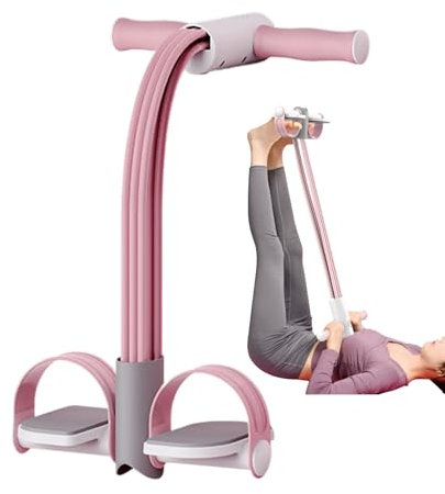 Pedal Spannungstrainer Widerstandsseil | Stimme Zählung des Widerstands des Yoga-Gurtes - Bauchtrainer und Beintrainer tränenfest sitzend am Gürtel