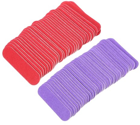 PACKOVE 100stücke Nagelfeilen Für Frauen Mini-nagelfeile Aus Holz Druckbrett Nagelpuffer Einweg-nagelfeile Zum Formen Von Naturnägeln Kunstnägeln Nagelverlängerungen Für Maniküre