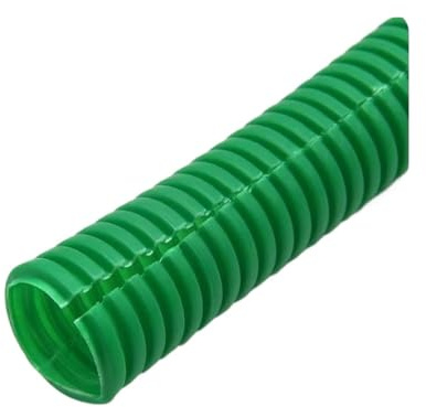 Tubo corrugato in plastica con isolamento in PP, 1/5/10 metri, 7,5-34,5 mm, tubo flessibile filettato, manicotto protettivo in plastica for tubi corrugati(Green,ID 12MM_1METERS)