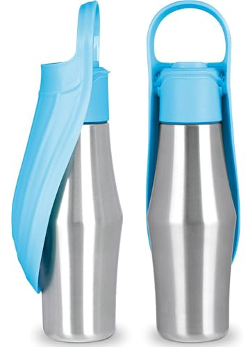 Borraccia per cani da passeggio per, borraccia termica per, borraccia per in acciaio inox 304 per portatile e gatti