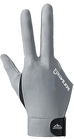 Tuxxjzm Billard-Pool-Handschuhe für Linke und rechte Hand, 3-Finger