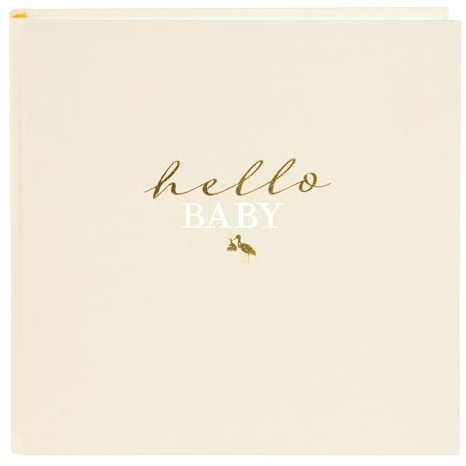 GOLDBUCH Hello Baby Beige Baby Album with 60 pages size 30x31 cm