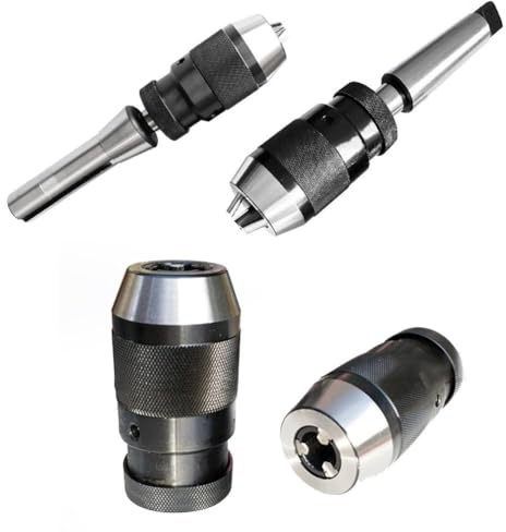 MT2 R8 - Portabrocas autoajustable para torno cónico para máquina CNC, compatible con B10-B22, acero (varilla B22 MT2 de 5 a 20 mm)