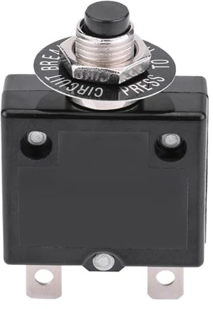 Interruttore Automatico A Riarmo Manuale 20A - Protezione Da Sovracorrente, Interruttore Termico Con Interruttore Di Ripristino Manuale Protezione Da Sovraccarico Di Corrente(5A)