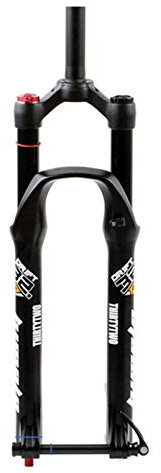SLRMKK DH Bike Federgabel 26 27,5 29 Zoll MTB Fahrradgabel 1-1/8Gabelschaft Air Shock HL/RL Steckachse 15mm Für Scheibenbremse Fahrrad 100mm Federweg