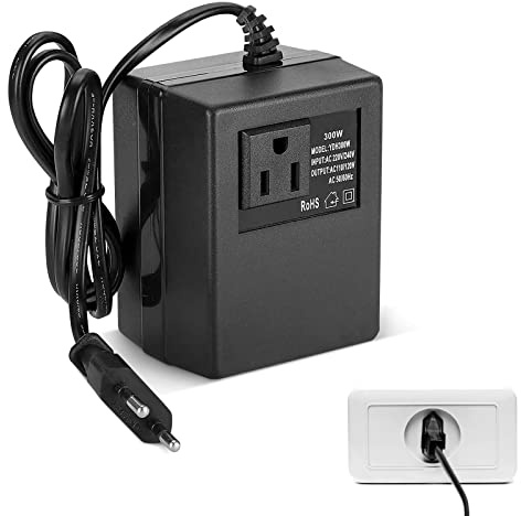 Transformateur 220V/240V to 110V/120V, Adaptateur de Prise Convertisseur de Tension de Transformateur de Puissance