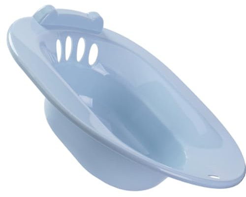 Healeved Schminktisch Sitzbadewanne Für Toilettensitz Becken Für Postpartale Pflege Hüftbadewanne Salzwanne Waschbecken Analreiniger Für Schrumpfbehandlung Blau