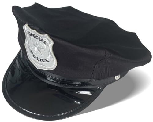 Polizei Rollenspiel Hat Classic Octagon Cap Bühnenshow Polizei Kapitän Hat Lustige Party Hatcosplay Kostüm Kostüm Kleid
