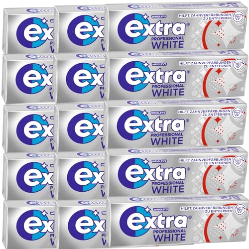 15 x 10 EXTRA Professional White Kaugummi Dragees - Ein Bundle von FISGUS® by krass-shoppen-de