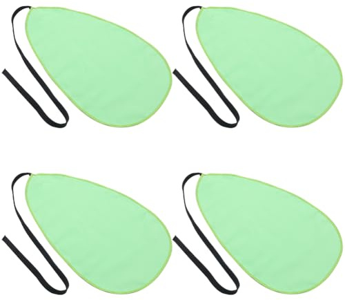 GORGECRAFT 4Pcs Clarinet Cleaning Swab Bulk Green Fibre Teardrop Pull Through Instrument Silk Clean Cloth Cleaner with Weighted String for Inside Tube of Clarinet Piccolo Flute Sax Saxophone